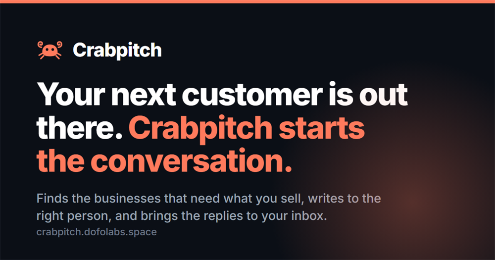 Crabpitch outreach automation